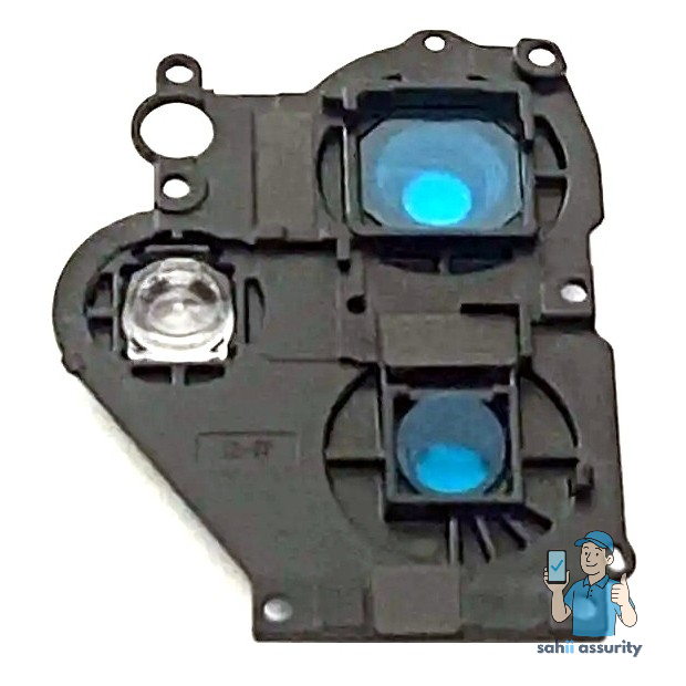 Camera Lens Glass with Frame for Xiaomi Poco M6 Pro 5G White thumbnail